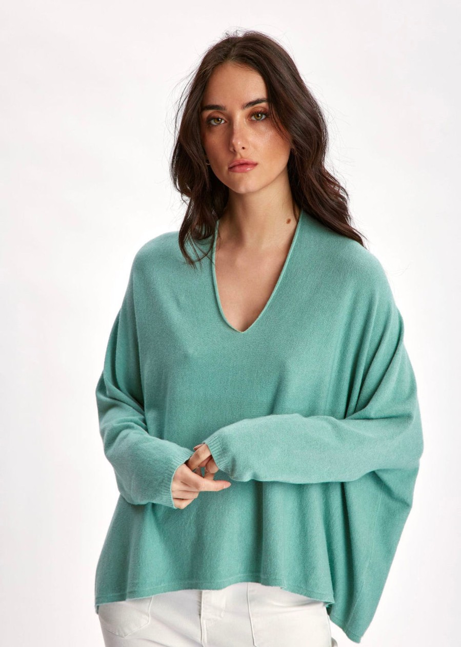 Lauren Vidal Pull Maille Oversize Lia Almond Mailles