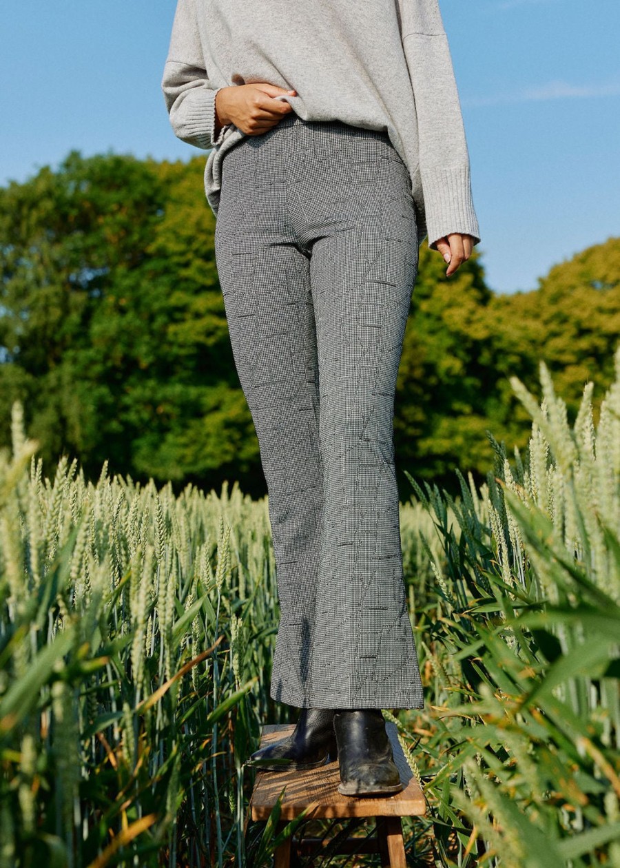 Lauren Vidal Pantalon En Milano Irise Vesna Grey Pantalons