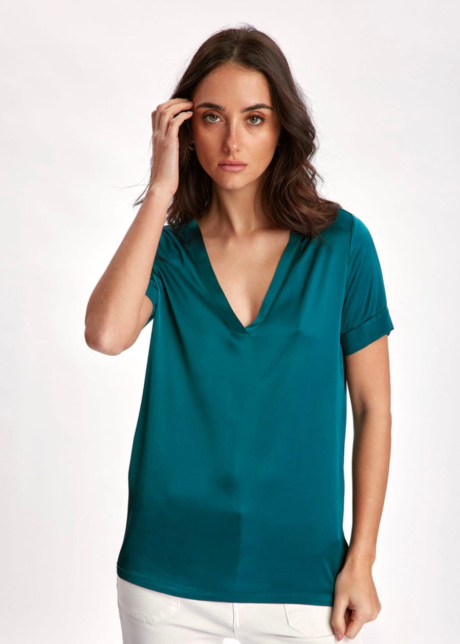 Lauren Vidal Tee-Shirt Manche Courts Sarto Opale Tops & Chemises