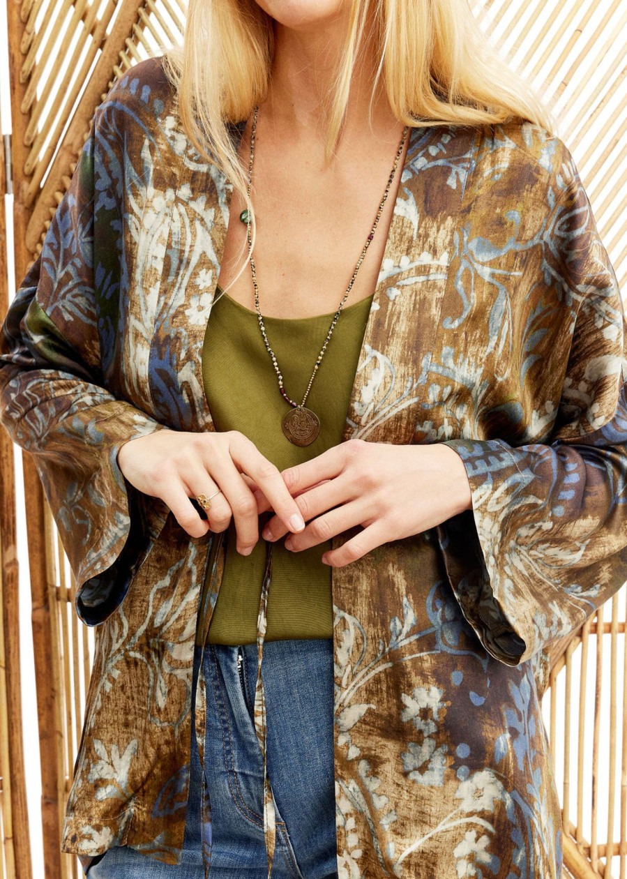 Lauren Vidal Veste Kimono Gold Kimonos