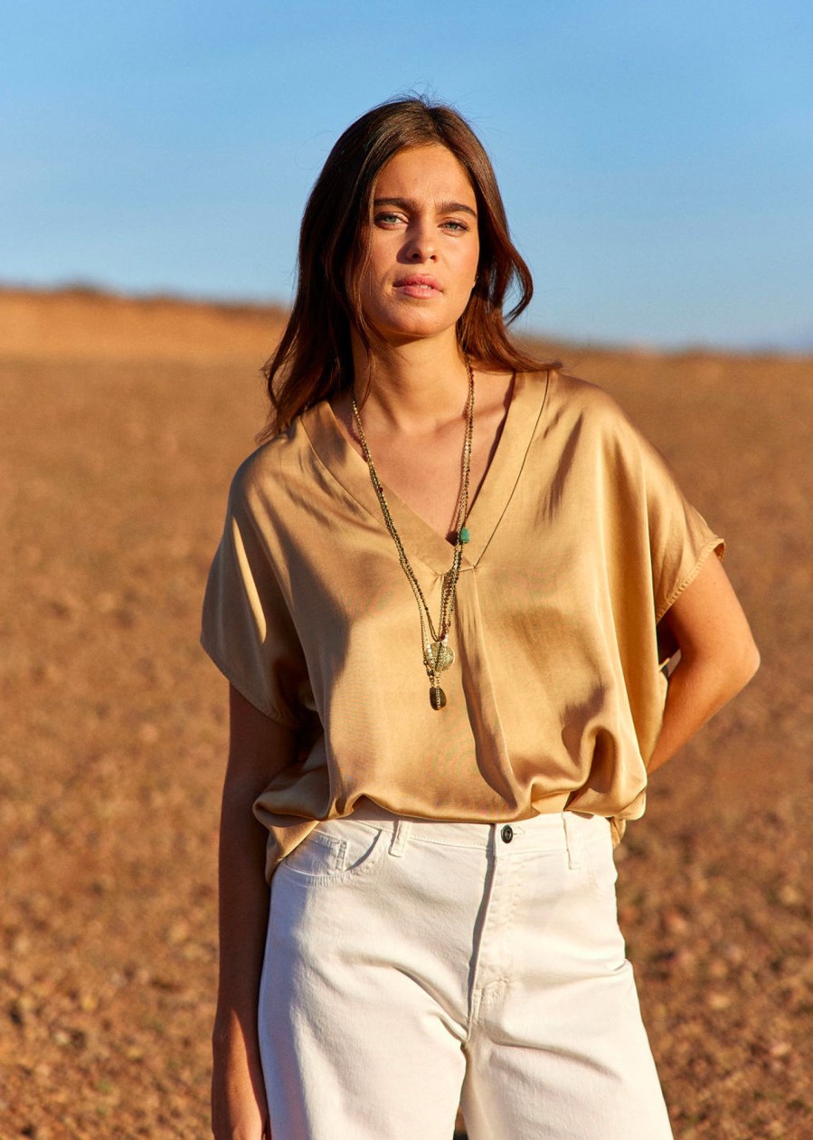 Lauren Vidal Top Ample Ticky Desert Tops & Chemises